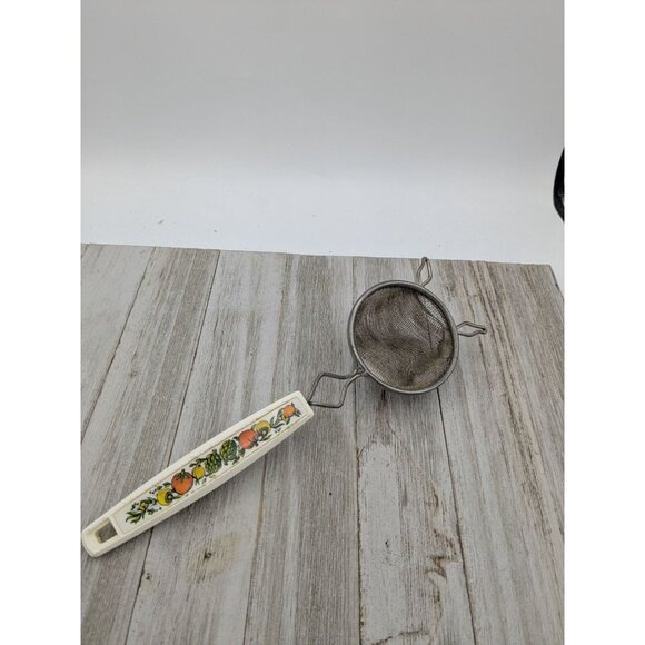 Unbranded Vegetable Handle 9 1/4" Hand Held Strainer Screen Sifter 3" Basket - Picture 1 of 8
